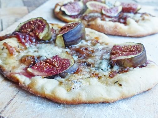 pizza met vijgen en gorgonzola