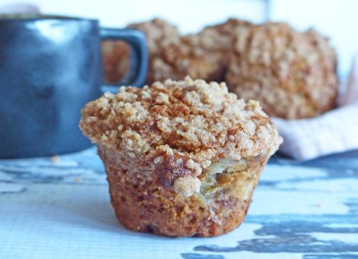 Bananenkruimel muffins
