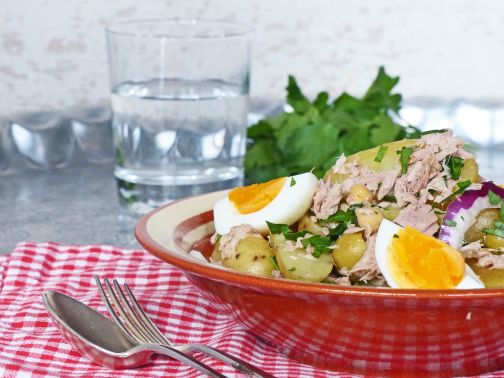 tonijnaardappel salade Smulpaapje