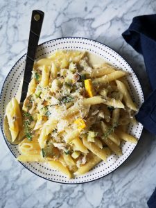 gerookte makreel pasta