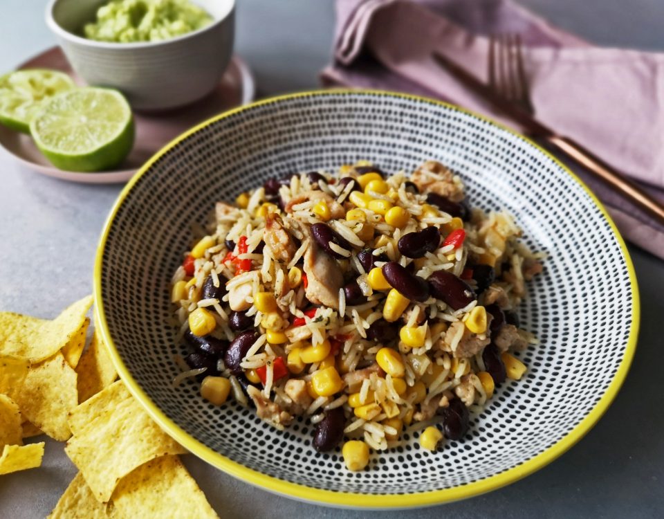 Mexicaanse bonenmaaltijd