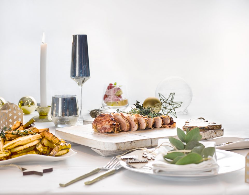 kerstmenu met vlees