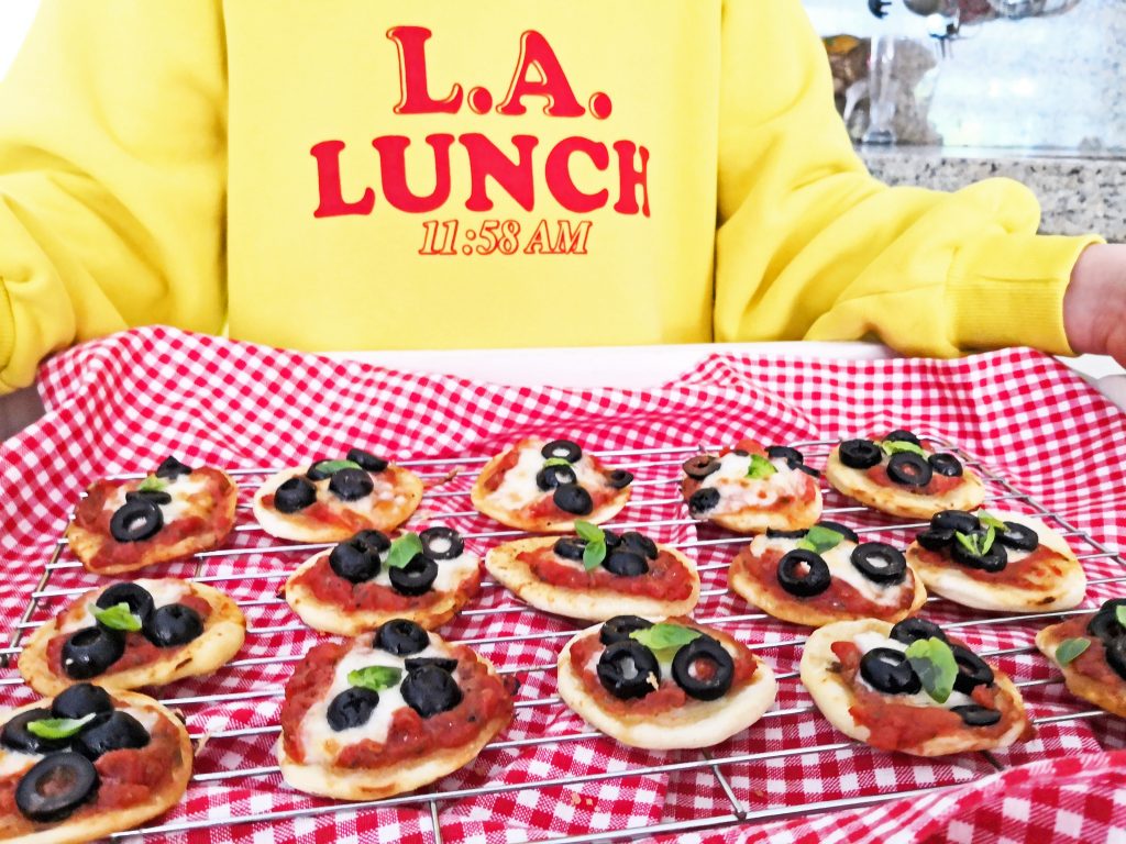 kinderkookles pizza