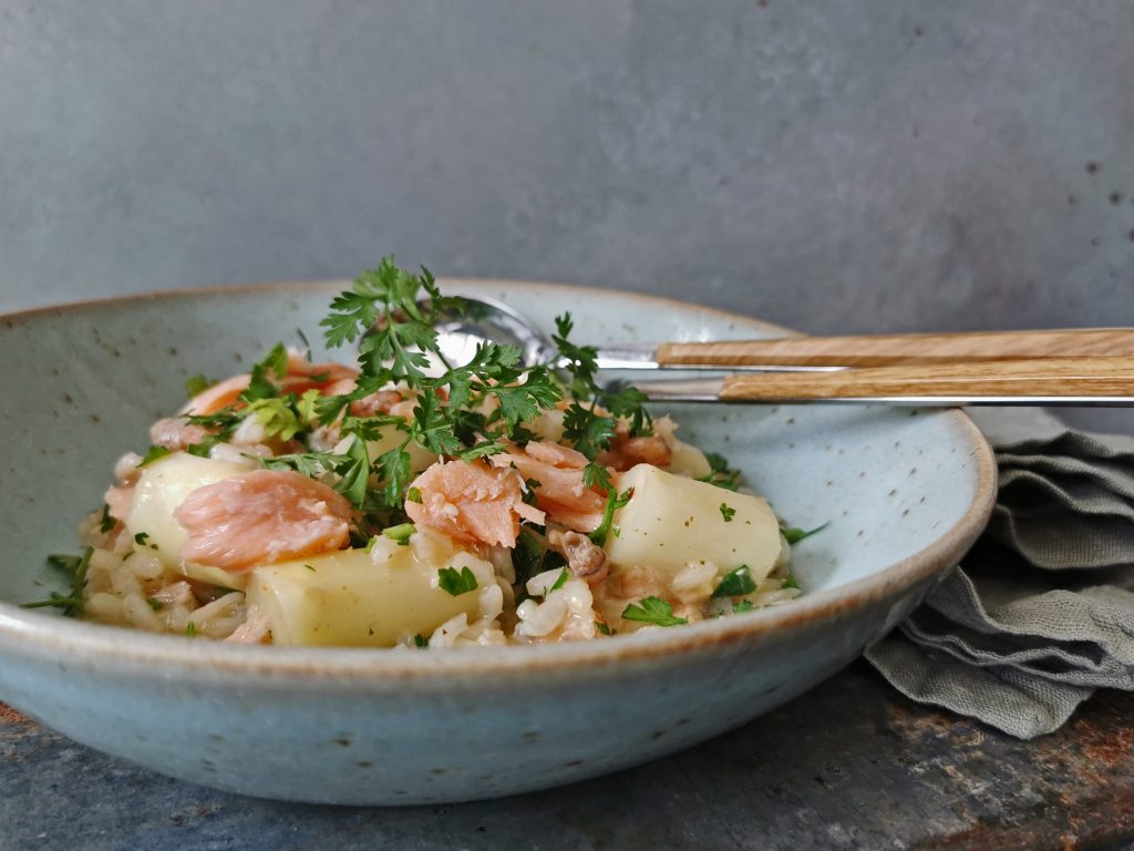 asperges met risotto