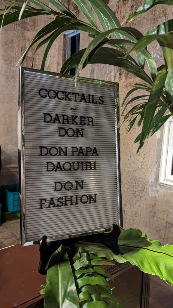 Don Papa cocktails