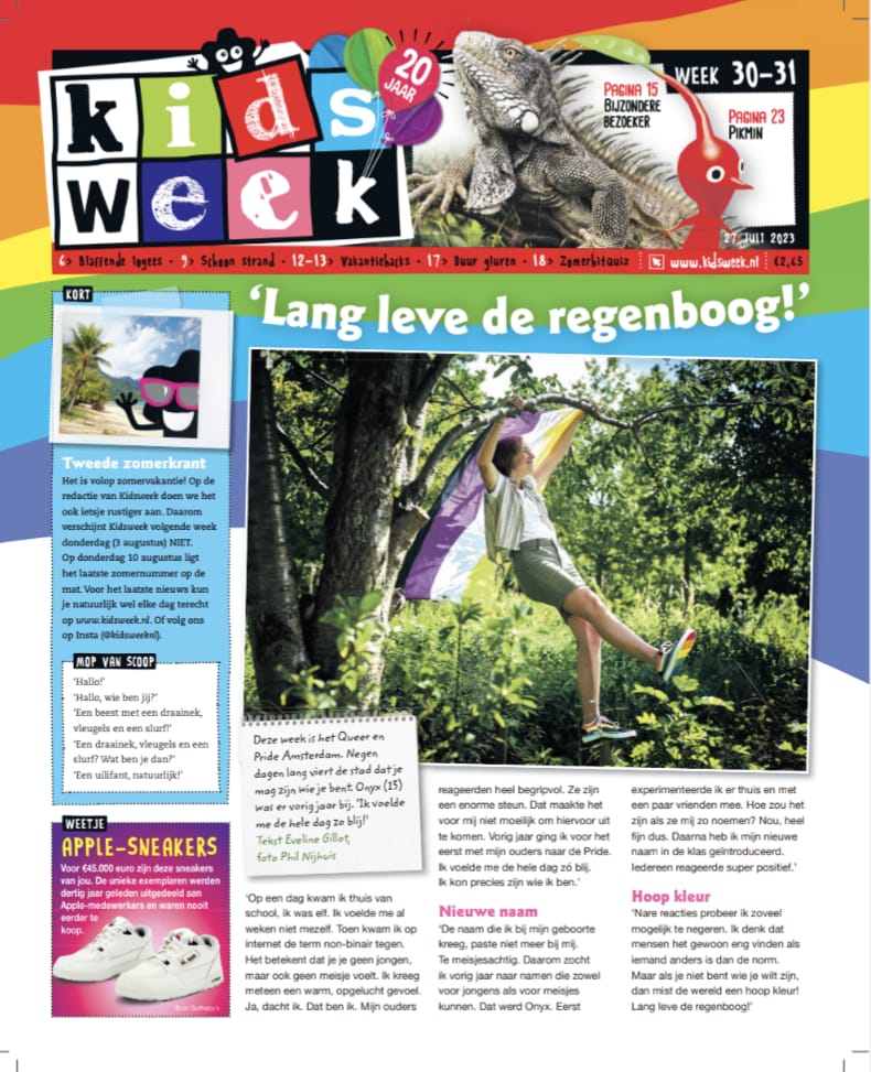 kidsweek cover onyx