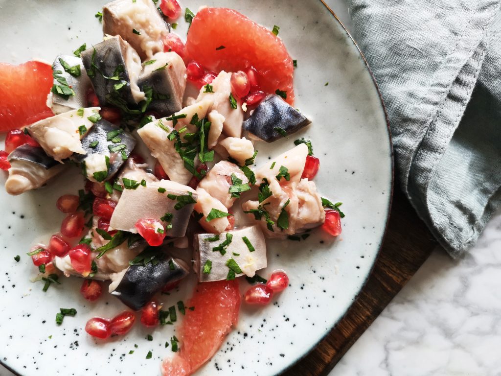 ceviche van makreel