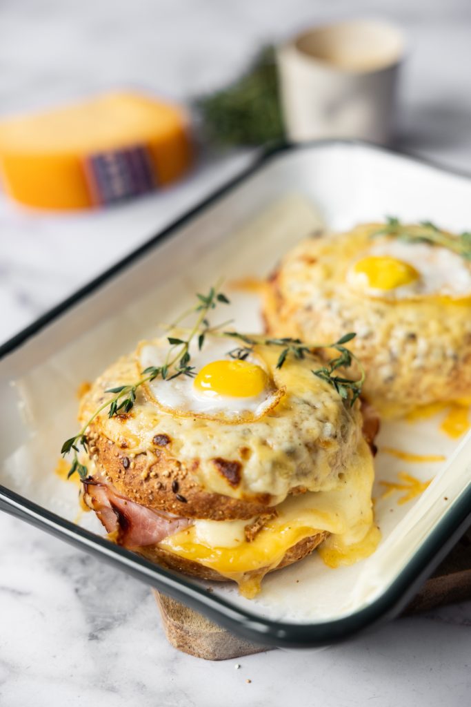 croque madame bagel