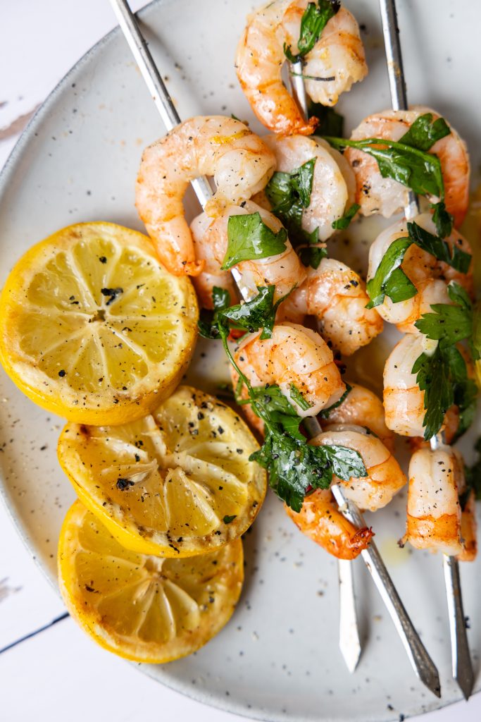 recept knoflookgarnalen bbq